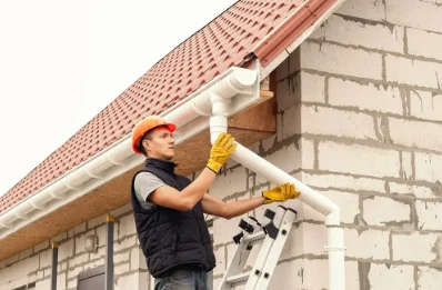 Pose et remplacement de gouttières à Wormhout